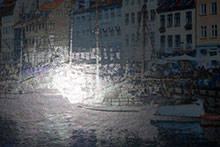 Pigment inkjet under axial lighting