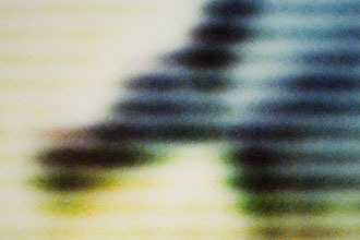 Chromogenic print with horizontal printer lines